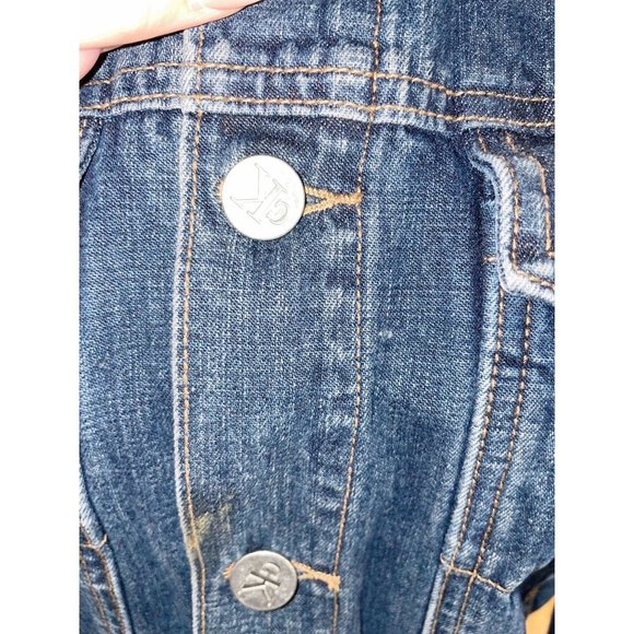 calvin klein dark blue denim jacket - Picture 7 of 8